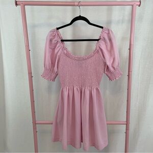 HILL HOUSE Naia The Nap Dress Pink Ballerina size Medium
